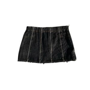 Vintage Dolce & Gabbana Zipper Denim Skirt